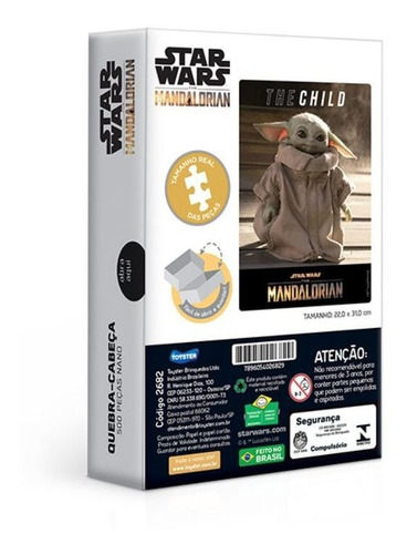 Imagem 3 de 3 de Quebra Cabeca Star Wars - The Mandalorian - The Child - 500