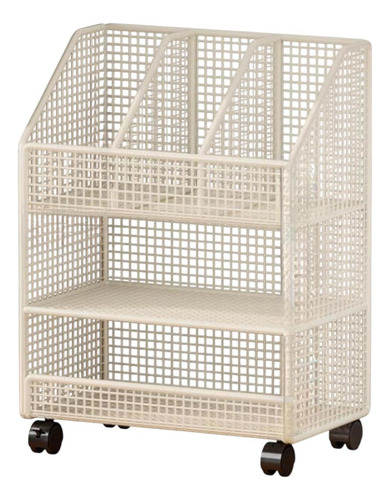 Carrinho De Arquivo Rolante Bookcases De Estantes 3 Camadas