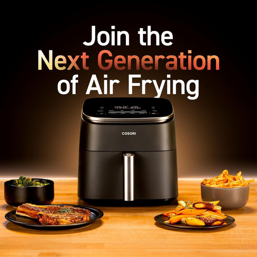Freidora Cosori Air 9 En 1, Compacta Y Grande De 6 Cuarto...