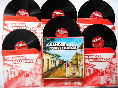  Grandes Vallenatos Coleccion 6 Discos Varios Colombia 