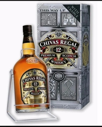 Chivas Regal 12 Años 4.5 Litros Con Portabotella