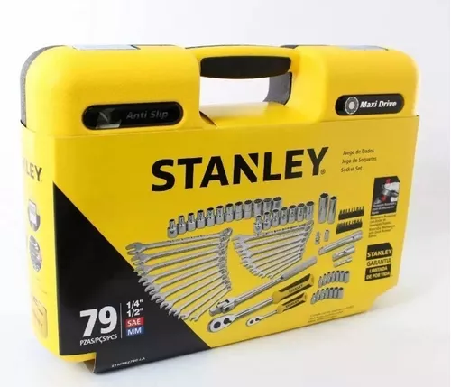 Juego De Herramientas Completo Tubos Stanley 176pz Maletin