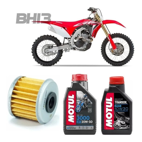 Kit 3000 20w50 Crf 250r 2004 A 2011 Transoil 10w30 Fvc007