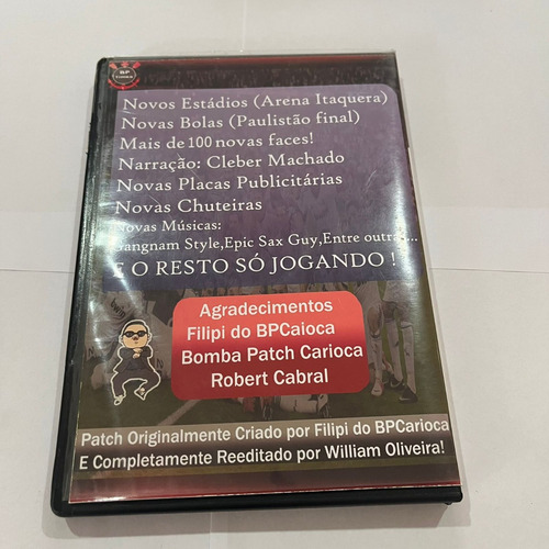 Jogo Bomba Patch Timão 2.0 Play 2 Com Capa E Poster Ps2