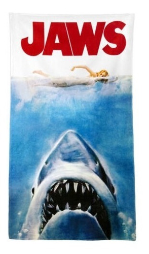 Imagen 1 de 1 de Toalla Jaws Movie Poster Beach