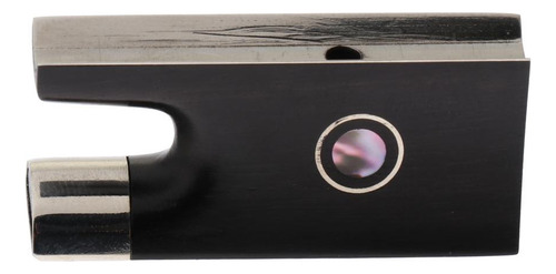 Advanced Bow Frog Ebony 4/4 Violin Bow Frog Con Perla Slide