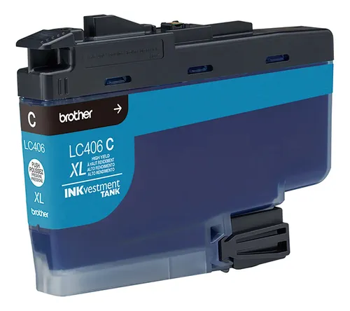 Cartucho De Tinta Brother Lc406xlcs Ciano Alto Rendimento