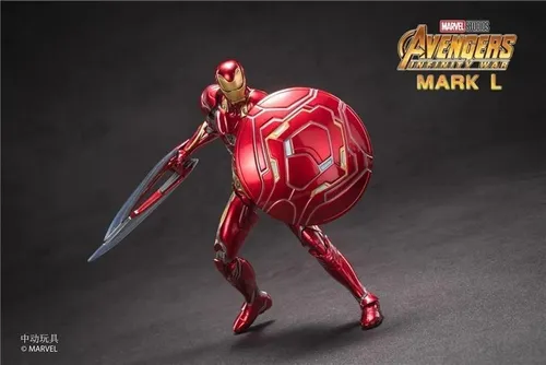 Zt 10º Aniversario 7 Pulgadas Deluxe Marvel Iron Man Mk50