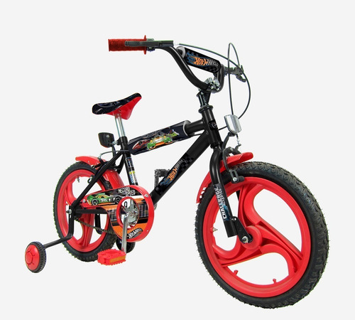 Bicicleta Infantil Hot Wheels Rueda Eva Niños Unibike 1230 