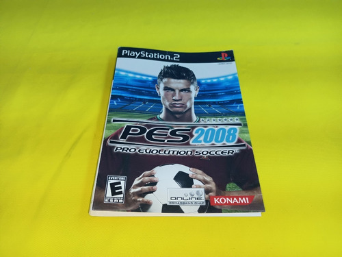 Portada Original Pes 2008 Pro Evolution Soccer Ps2