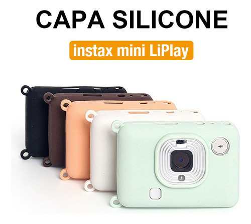 Funda De Silicona Instax Mini Liplay Funda Protectora Cámara