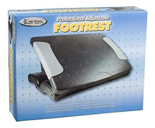 Kantek Reposapiés Ergonómico Profesional, 4 Ajustes, Ángulo