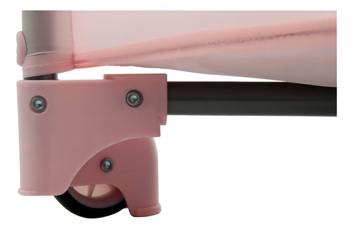 Berço Desmontável Portátil Serenata Pink Burigotto Até 15 Kg Desenho do tecido Liso