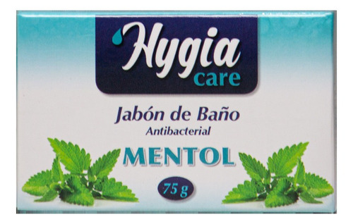 Jabon En Barra Hygia Care Mentol 75 Grs - Caja 96 Und