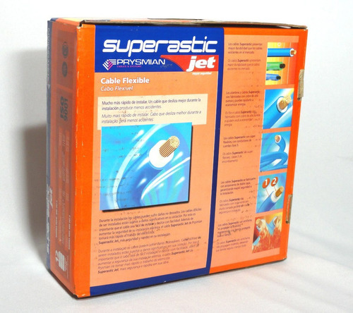 Imagen 3 de 9 de Cable 4mm Unipolar Superastic Pirelli Prysmian X100mts