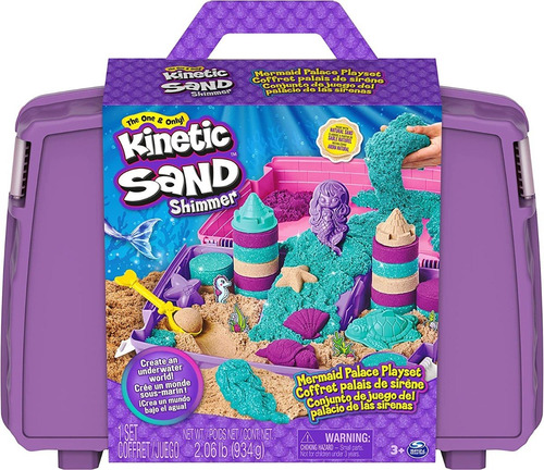 Kinetic Sand Caja Sirenas Con 934gr De Arena Kinetica Magica