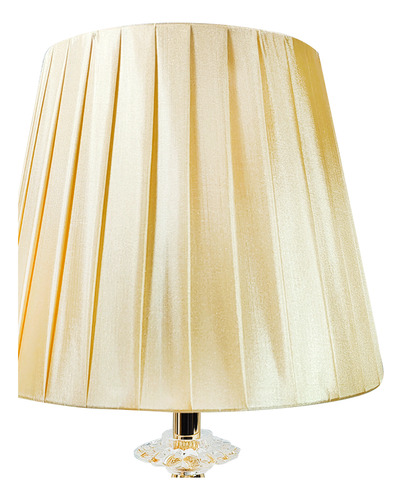 Lámpara De Mesa Decorativa Dorada E27 Escritorio 65w 14380 Dorado