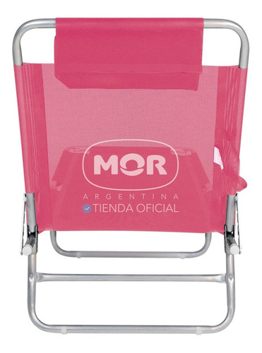 Imagen 5 de 10 de Reposera Playa Pileta Cama Aluminio Tumbona Mor Ct