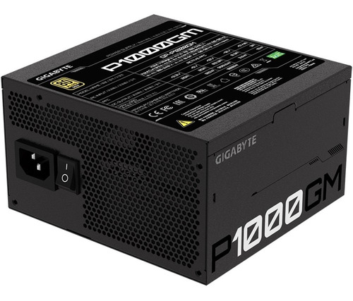 Imagen 7 de 7 de Fuente Gamer Gigabyte 1000w P1000gm 80 Plus Gold Modular Pc Color Negro