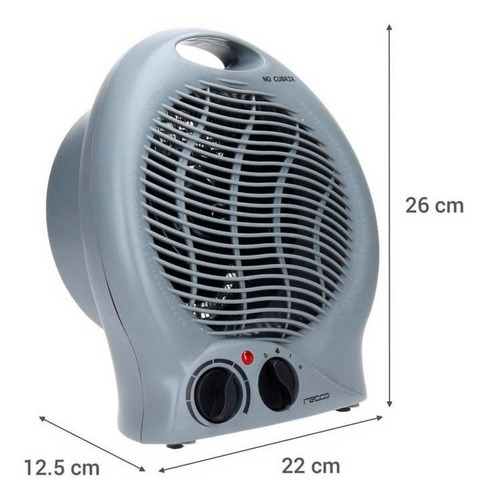 Calentador Termoventilador 2en1 Certificado Marca Recco