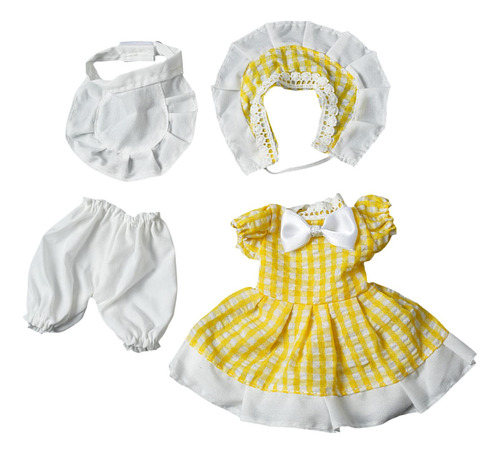 Conjunto De Vestido 1:6 Para Niños, Flexibilidad Amarillo