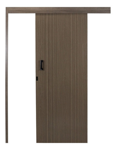 Puerta corredera de madera con revestimiento reversible, 215 x 70 cm