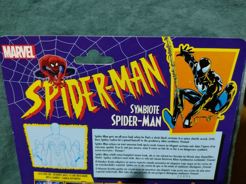 Spider-man Symbiote Marvel Legends Original Mide 15 Cm (Usado)