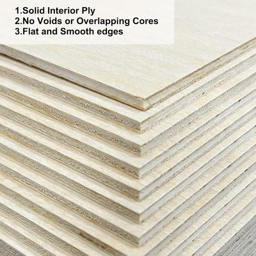 Madera Contrachapada De Abedul Báltico De 12 X 12 PuLG...