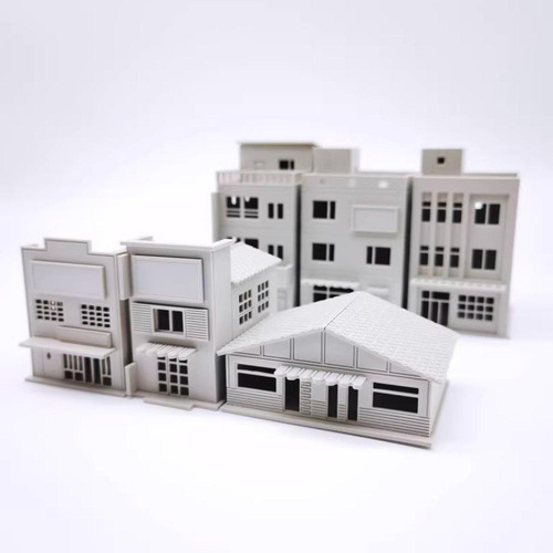 1/87 Ho House Building Architecture Scene 8.6cmx11.7cmx15cm