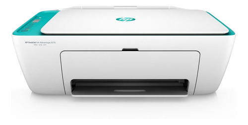 Impressora a cor multifuncional HP Deskjet Ink Advantage 2676 dreamy teal 100V/240V