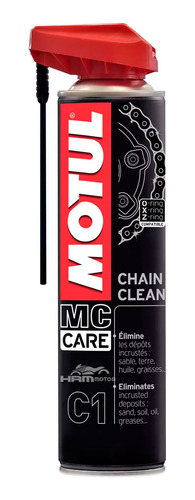 Chain Clean Motul - Spray 400ml - Limpa Corrente