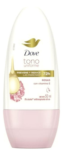Desodorante Dove Tono Uniforme Rosas Antitranspirante En