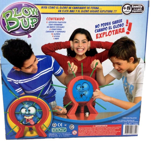 Imagen 2 de 3 de Juego Blow Up Ditoys Juego Del Globo Duendes Y Princesas