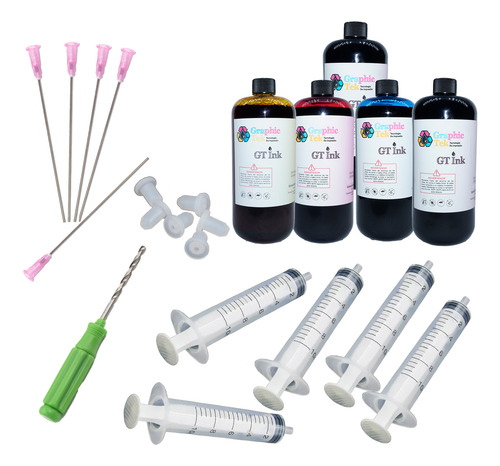 Kit Rellenar Cartucho Canon Pfi-030 Imageprograf Ta-20 Ta-30