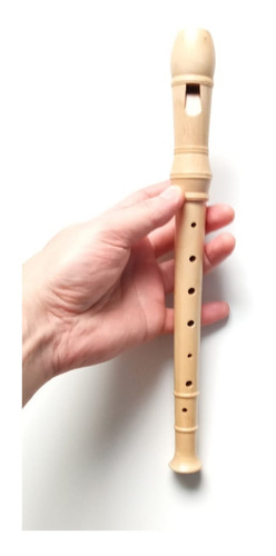 Flauta Doce Soprano Chinesa Dó Madeira Maple