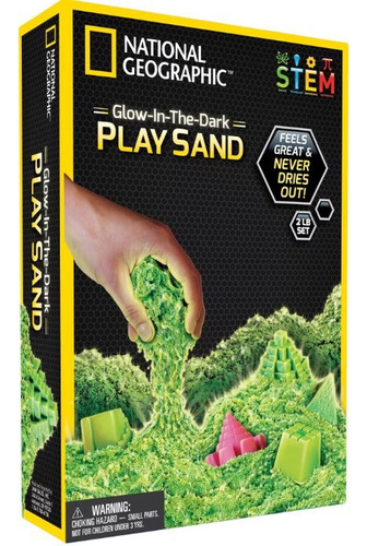 National Geographic    Play Sand   =glow-in-the-dark=