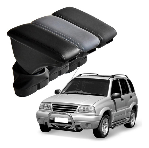 Apoio De Braço Automotivo Gm Chevy Antiga Tracker - Preto