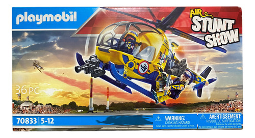 Playmobil Air Stun Show Helicoptero 36 Pcs Mod 70833