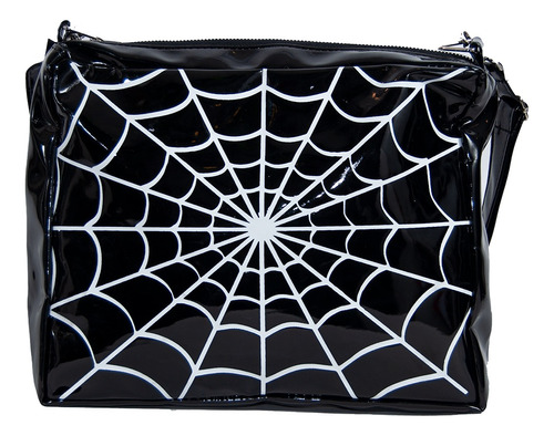 Cartera Bandolera Morral Telaraña Ouija Rock Metal Gotico