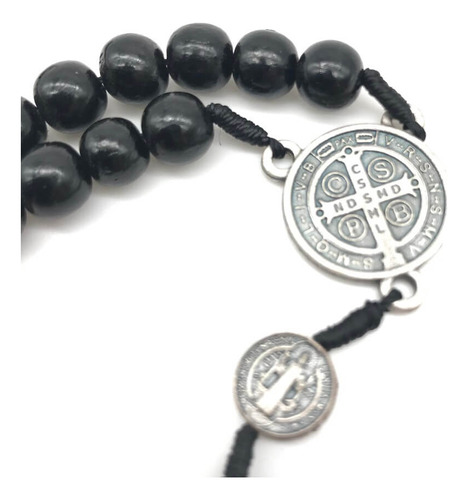 Colar Terço Masculino Madeira São Bento