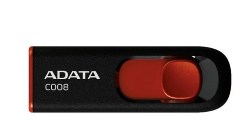 Pendrive 64gb Adata C008 Usb Negro/rojo Classic /tecnocenter
