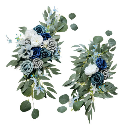 2x Arco De Flores Para Bodas Flores De Seda Para Decoración
