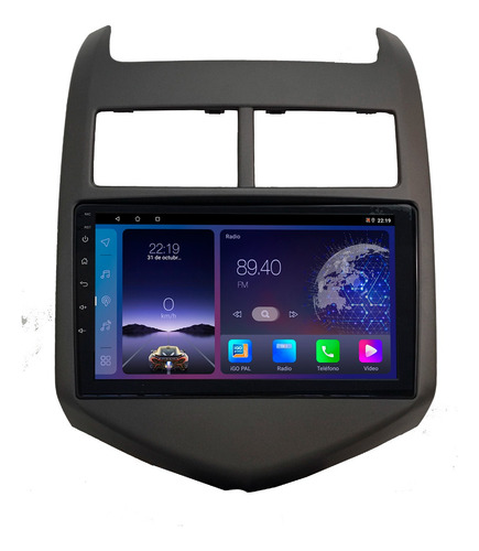 Multimedia Android Pantalla 9¨ Chevrolet Sonic  2+64 Carplay