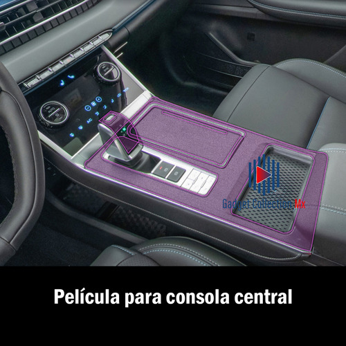 Gadget Collection Mx Protector Interior Para Chirey Tiggo 7 Pro E+ 2024 Kit Ppf Color Transparente