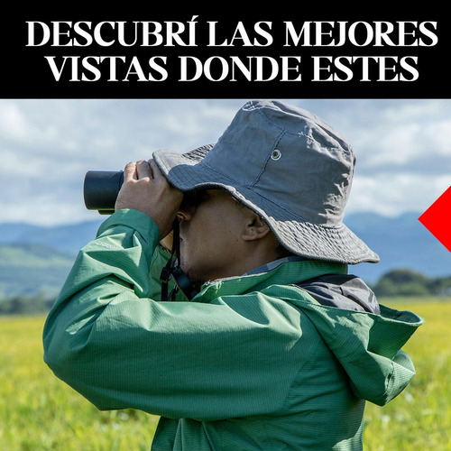Binocular Larga Vista Potentes Prismáticos 20x50 + Funda Negro