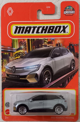 2022 Renault Mégane Gris Matchbox Mattel 