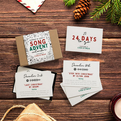 Decoração De Natal, Vales-presente De 24 Dias, Advent Countd