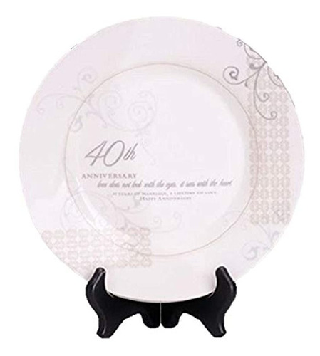 Platos Decorativos Plato De Porcelana Con Soporte