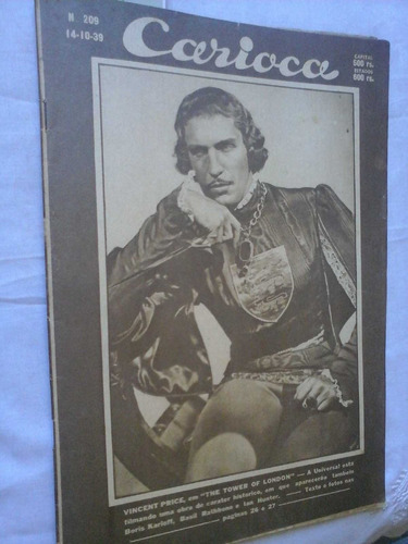 Revista Carioca 1939 Paulo Gracindo Nassara Em N Y