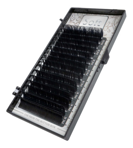 Cílios Soft De Seda P/ Mega Volume C X 0.05mm 16 Fls 14mm